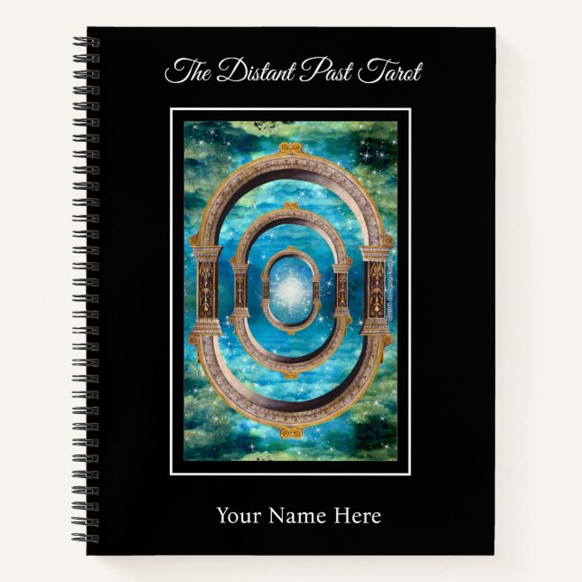 The Distant Past Tarot Deck Personalised Journal (Front)
