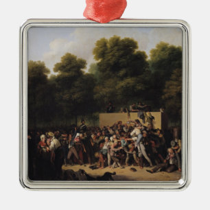 The Distribution of Food and Wine Metal Tree Decoration