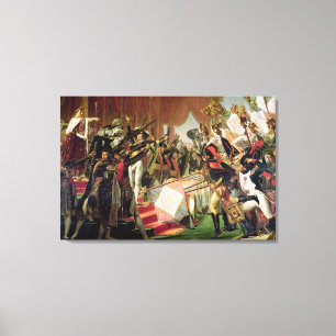 The Distribution of the Eagle Standards Canvas Print