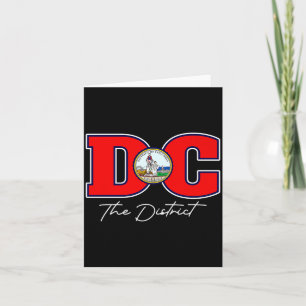 The District Of Washington Dc Vacation Souvenir Us Card
