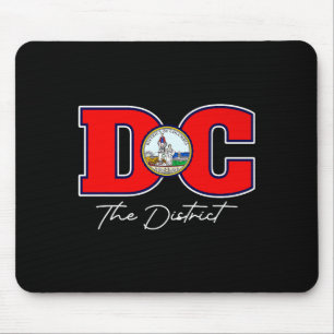 The District Of Washington Dc Vacation Souvenir Us Mouse Mat