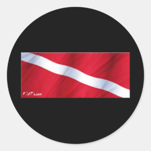 The Dive Flag Collection Classic Round Sticker