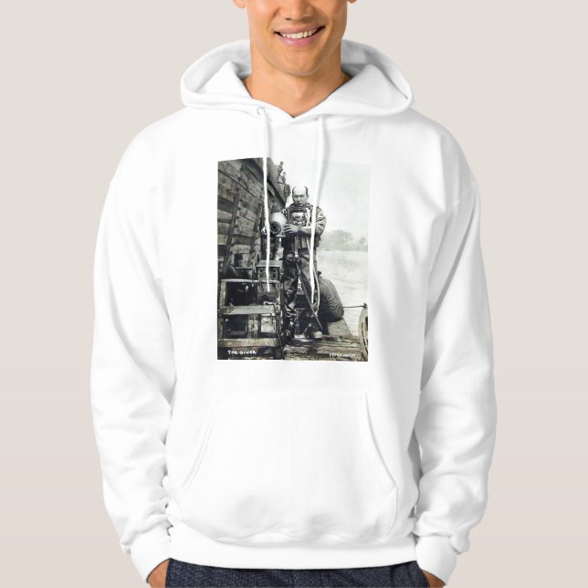 The Diver Vintage Hardhat Diving Scuba Hoodie (Front)