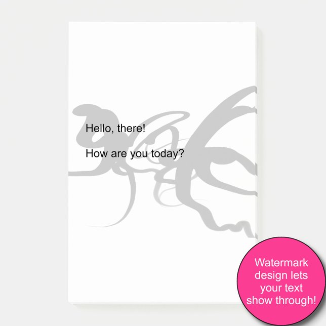 The Divers: Abstract Black & White Post-it Notes (Creator Uploaded)