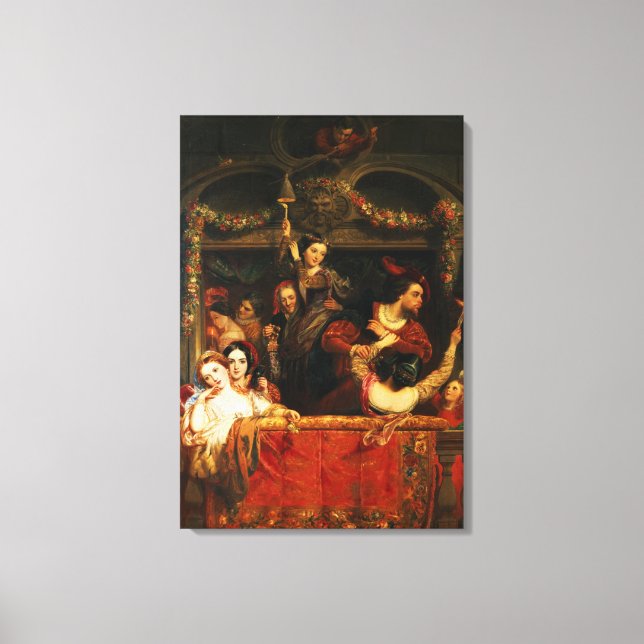 The Diversion of the Moccoletti - The Last Gay Mad Canvas Print (Front)