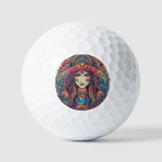 The Divine Feminine Golf Balls (Front)