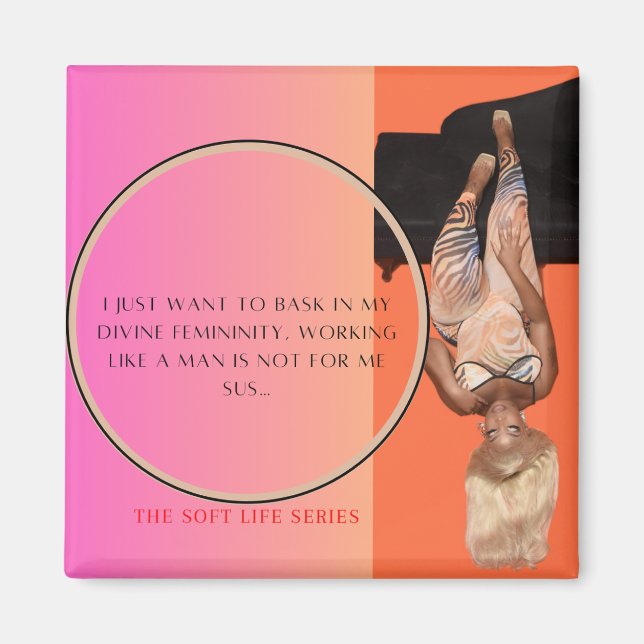 The divine femininity reminder magnet (Front)