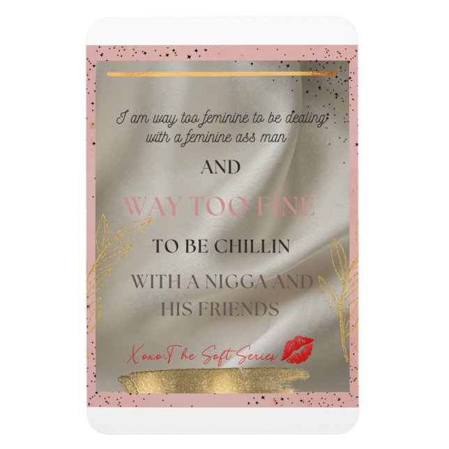 The divine femininity reminder magnet (Vertical)