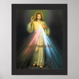 THE DIVINE MERCY BY EKLEKTIX POSTER