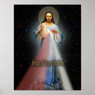 THE DIVINE MERCY BY EKLEKTIX POSTER