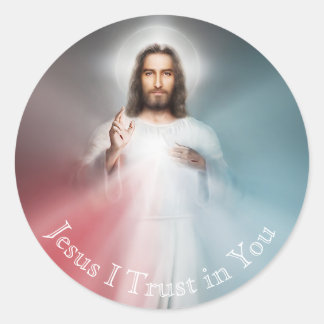 The Divine Mercy Image Catholic 3" Vinyl Sticker