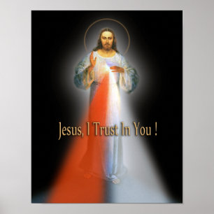 THE DIVINE MERCY IMAGE. POSTER