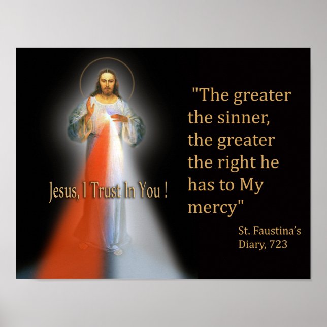 The Divine Mercy Poster (Front)