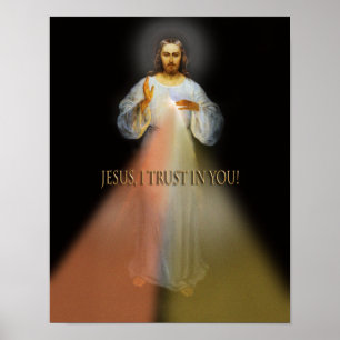 The Divine Mercy Vilnius Devotional Image. Poster