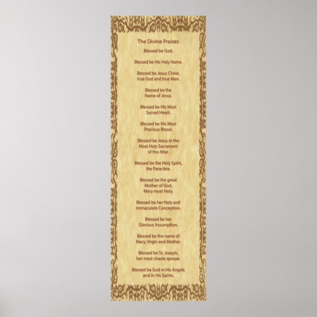 The Divine Praises Poster (Front)