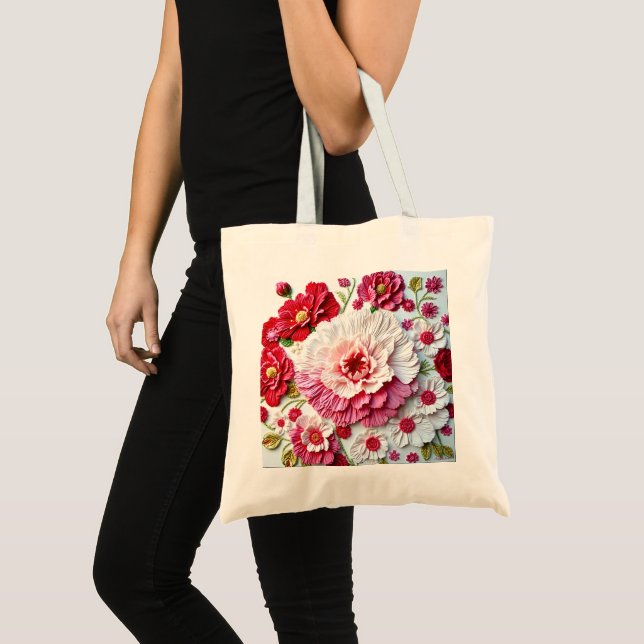 The Divine Purpose Behind the Design Birth Flower Tote Bag (Front (Product))