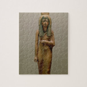 The divine queen Ahmose Nefertari (painted wood) Jigsaw Puzzle