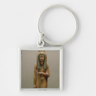 The divine queen Ahmose Nefertari (painted wood) Key Ring