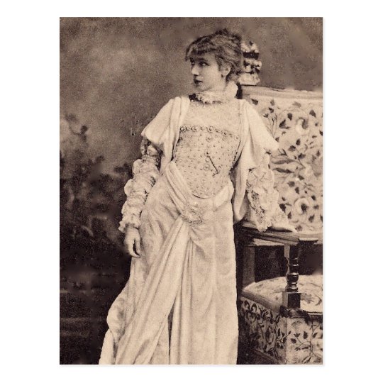 The Divine Sarah Postcard
