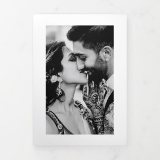 The Divya | Trifold Wedding Announcement