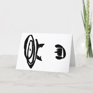 THE  DJ WITH HEADPHONES THANK YOU CARD