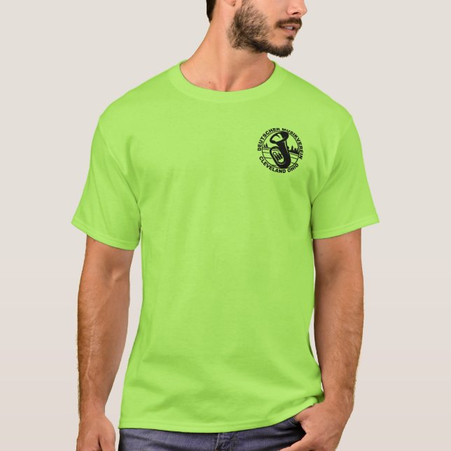 The DMV Logo & Dieter Light Shirt (Front)