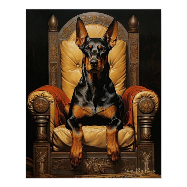 The Doberman Dog 003 - Odessa Leyendecker Poster (Front)