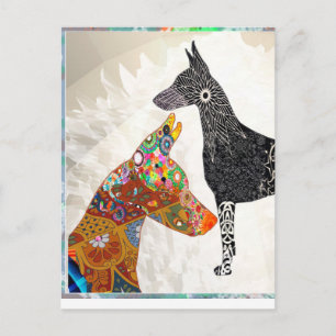 The Doberman expression Card