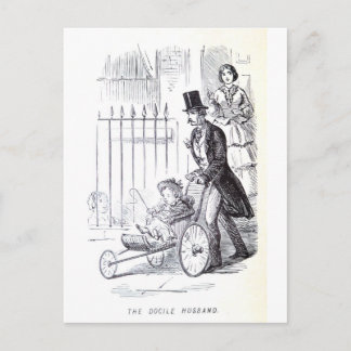 The Docile Husband Postcard