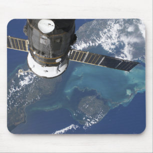 The docked Progress 22 spacecraft Mouse Mat