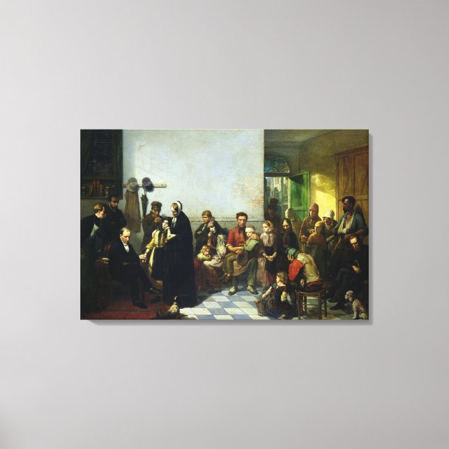 The Doctor for the Poor Canvas Print (Front)