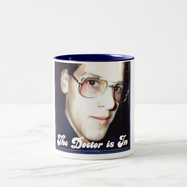The Doctor Is In! Two-Tone Coffee Mug (Center)