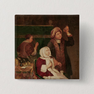 The Doctor's Visit 15 Cm Square Badge