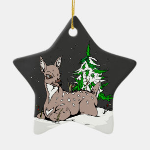 The Doe - Ceramic Tree Decoration