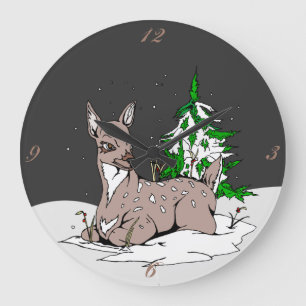 The Doe - Large Clock