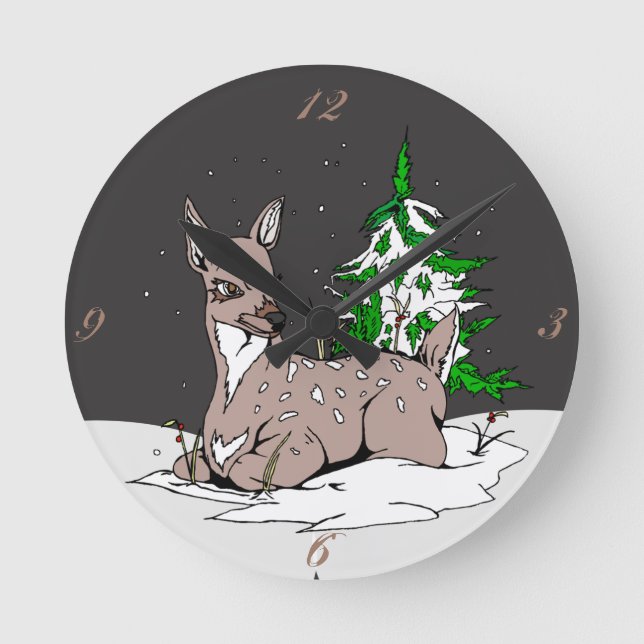 The Doe - Round Clock (Front)