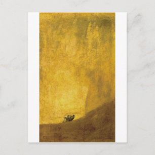 The Dog, by Francisco de Goya Postcard