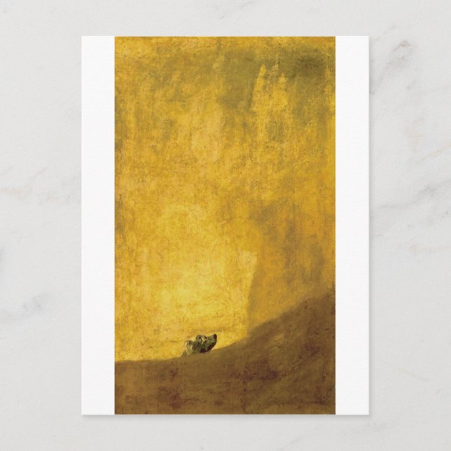 The Dog, by Francisco de Goya Postcard (Front)