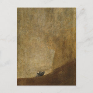 The Dog by Francisco Goya Postcard