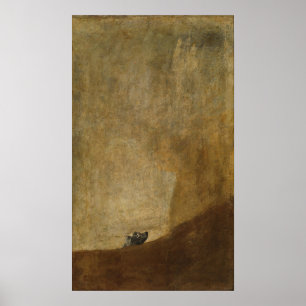 The Dog by Francisco Goya Poster