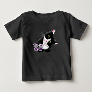 The dog did it Cat Baby T-Shirt