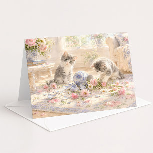 The Dog Did It Watercolor Note Card