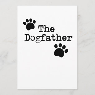 The Dog father Dad Men Funny Father's Day Gift Card