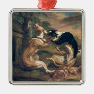 The Dog Fight, 1678 Metal Tree Decoration