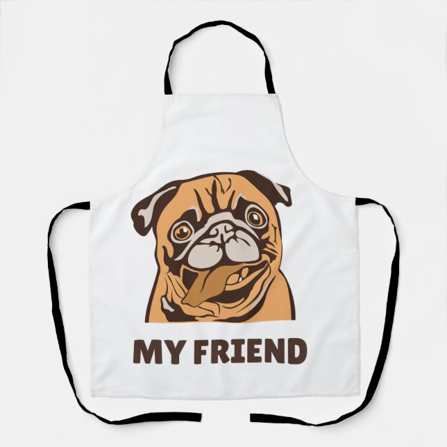 The Dog is My Friend Apron (Front)