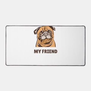 The Dog is My Friend Desk Mat