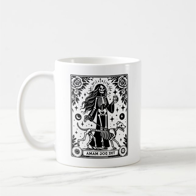 The Dog Mama Tarot Theme Coffee Mug (Left)