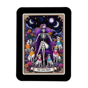 The Dog Mum Tarot Card Magnet