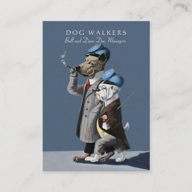The Dog Walkers/Pet Sitter Card (Front)