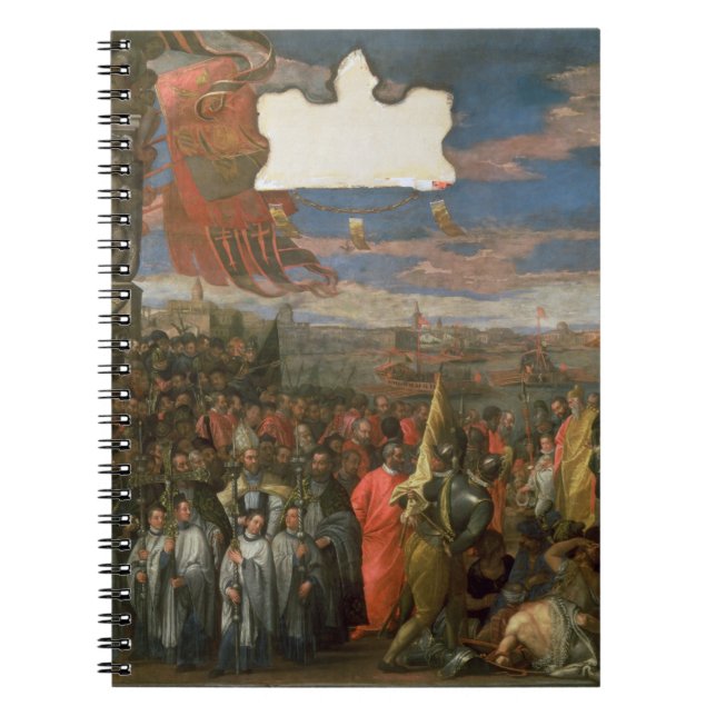 The Doge Andrea Contarini Returning Victorious fro Notebook (Front)